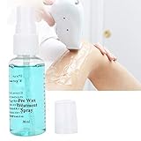 Nota: Antes de la depilación, limpie la piel y déjela secar, luego limpie el aerosol antes del tratamiento con cera y luego retire el vello para proteger la piel y reparar los poros. Después de la depilación, rocíe el spray tratado con cera en el área depilada, límpielo de un lado a otro con una toalla de papel o algodón para eliminar rápidamente el exceso de cera y luego límpielo con una toalla.