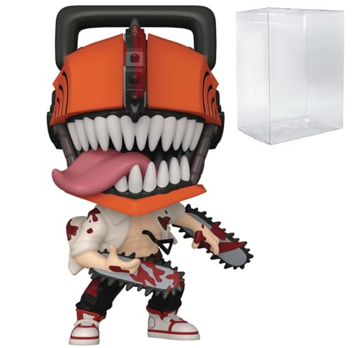 POP Anime: [Chainsaw Man] - Bloody [Chainsaw Man] Limited Edition Chase Funko Vinyl Figure (Bundled with Compatible Box Protector Case), Multicolored, 3.75 inches by POP - Used condition - US$29.41