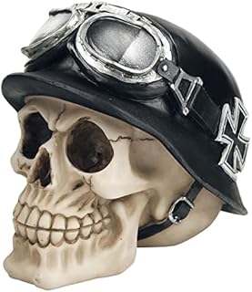 Nemesis Now Iron Cross Skull Figurine 17cm Ivory