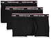 Produktbild Tommy Hilfiger Herren Hüft-Shorts 3p Lr Boxershorts Trunk, 3er Pack, Schwarz (Black 990), XX-Large
