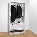 Produktbild Sotech SO-TECH® Kleiderlift Kleiderstange breitenanpassbar von 645-910 mm weiß (Beschlag ohne Schrank!)