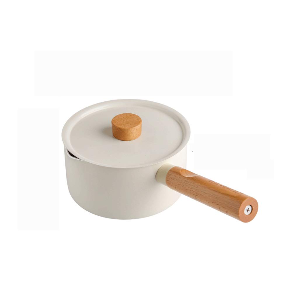 Poêle de friture antiadhésive à induction avec manche en silicone isolant