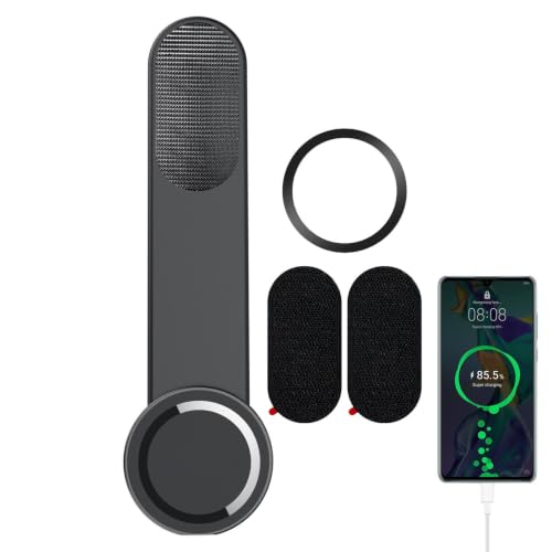 Soporte magnético para teléfono con carga inalámbrica rápida y rotación 360