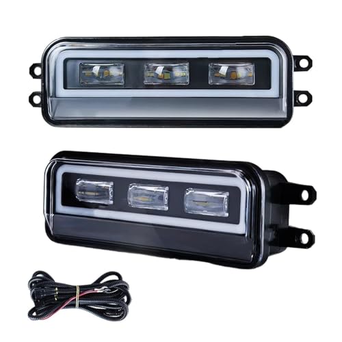Feux Diurnes LED Antibrouillard 2in1 DRL Toyota Tacoma Tundra 2024 Sequoia 2023 2025