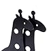 HAIXUN Cute Giraff Nonskid Bookends Bookend Art Gift (Black)