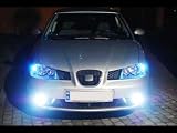  Kit faros delanteros Xenon coche lámparas H7 6000 K 35 W idoneo para Seat Ibiza IV desde 2002 al 2009 + 2 Filtros centralitas Slim Nuevo