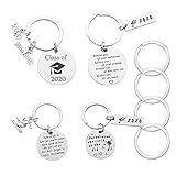CNYMANY 4 pcs Graduation Keychains 2020, Congratulations College Gift Inspirational Decoration...