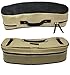 CHALLENGER Horse Canvas Leather Saddle Cantle Bag Trail Riding Water Resistant 102AA01GBK
