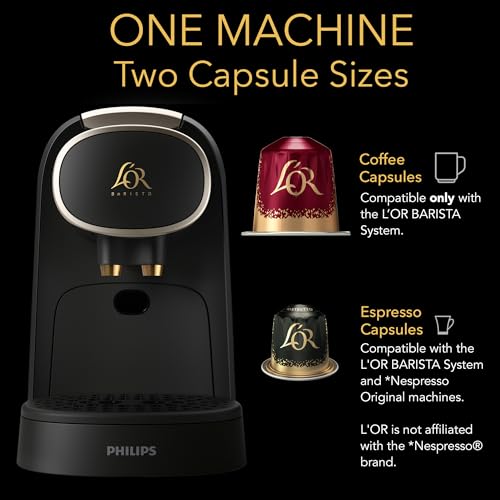 LOR-Barista-System-Coffee-and-Espresso-Machine-Combo-by-Philips-Premium-Champagne-Metallic-Accents-Matte-Black LOR Barista System Coffee and Espresso Machine Combo by Philips Premium Champagne Metallic Accents Matte Black