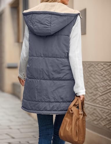 Chaqueta sin mangas abrigada larga para evitar el frío lumbar en invierno L 2