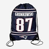 NFL New England Patriots Player Drawstring Backpack, 18