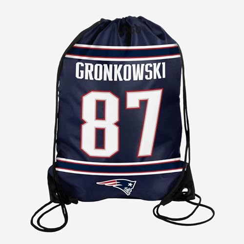 FOCO New England Patriots Gronkowski R. #87 Drawstring Backpack
