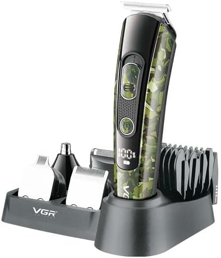 Close-up of VGR Professional Grooming Kit V-102 in hand