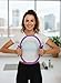 HOLY HEALTH Pilates Fitness Ring 15” – Full Body Toning & Resistance – Comfortable Non-Slip Exercise Circle for Yoga & Pilates – 5 Colors Available (Gray)
