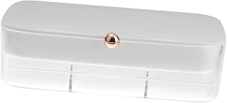 TOGEVAL Earring Organizer Jewelry Storage Case Multi Compartments Portable Jewelry Box for Earrings and Necklaces Lightweight and Sturdy Design for Travel and Daily Use