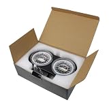 BDOMIRLOP Dual LED Headlight White DRL Use Compatible With Buell XB Model 2003-2010 Years Motorcycle Headlight Assembly Plug And Play