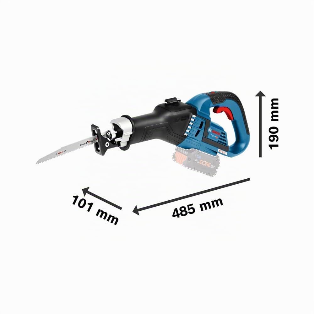 Bosch Professional 18V System scie sabre sans-fil GSA 18V-32 (capacité de coupe dans le bois 230 mm, avec 1 lame de scie sabre S 1110 VF)