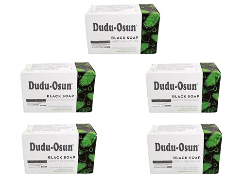 Dudu Osun - Black Soap from Africa Original Black Soap 5 x 150 g Pack of 5
