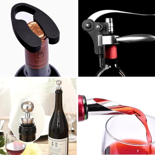UCAMP Luxus Wein Öffner - Sommelier Set mit 11 Korkenziehern, Weinzubehör Geschenkset für Weinliebhaber（Holzbox）