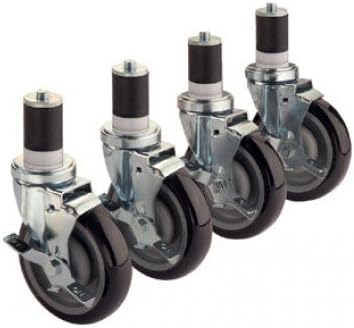 Casters, Table/Equipment Stand. 5" Diameter W/Locks Set of 4