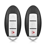 2 Keylessbest Replacement for Nissan Murano S Titan Pathfinder Key Fob Remote Control 2015 2016 2017 2018 3 Buttons 433MHz KR5S180144014,Black