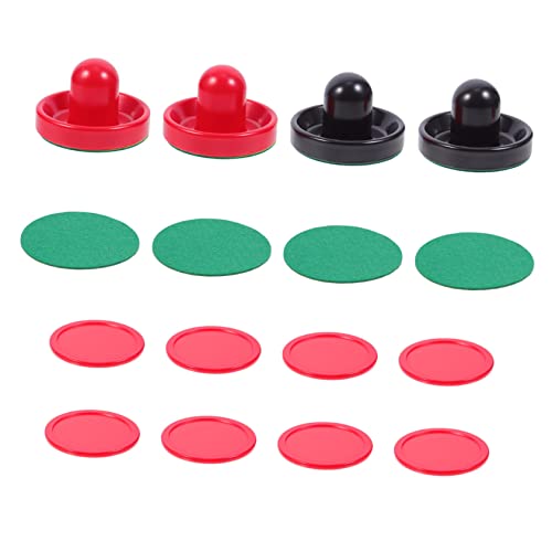 Mipcase Ir Hockey Pusher Puck Kit 96mm Plastic Parts No Deformation Great for Protects Table Surface