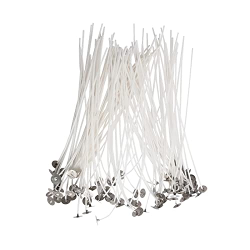 50 stoppini per candele, stoppini per candele in cotone da 10 cm, stoppini in cotone naturale per realizzare candele fai-da-te, Aromaterapia Con Candele Fai-Da-Te (50 pezzi*10 cm)
