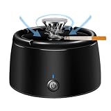 Smokeless Ashtray Smoke Removing Ash Tray Multifunctional 2 in 1 Smokeless Ashtrays Desktop USB Rechargeable Portable Ashtrays for Home Office