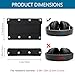 GEVO Replacement Headphone Headband Cover for Bose QC35,QC25,Beats Studio2/ 3,Skullcandy,JBL,Jlab Headphones,Headband Cushioning Pad Protects Repair Parts,Easy Installation,No Tools Required (Black)