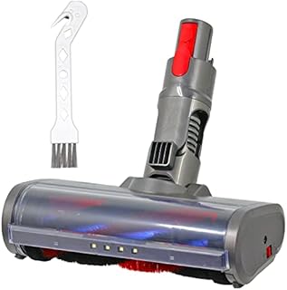 Spares2go Floor Brush compatible with Dyson V7 SV11 Vacuum Motorhead Turbine Brush Head Carbon Fibre