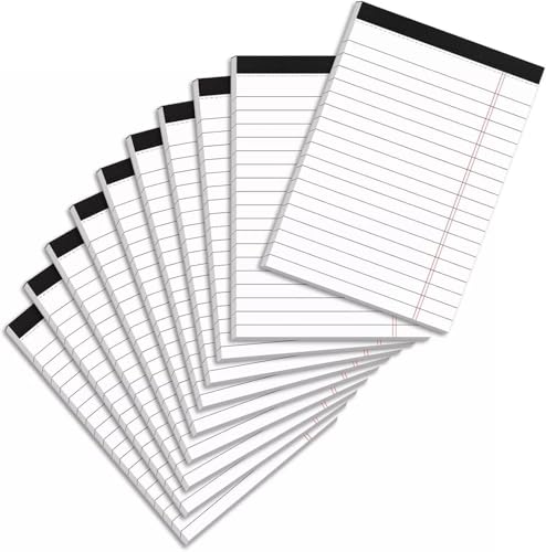 for 8 Pack Legal Pads 4x6 Inch 30 Sheets Mini Lined Paper Pads for Office Supplie...