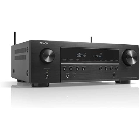 Denon AV Receiver 8K 5.2ch , Home Cinema Amplifier, Alexa Compatible, Dolby DTS-HD, Bluetooth, AirPlay 2 and HEOS Built-in Multiroom Audio - AVC-S660H Cover
