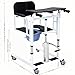 Patient Lift Transfer Chair,Patient Lift for Home,Hydraulic Aid 180°Split Seat,Height-Adjustable Nursing Chair,with Chamber Pot