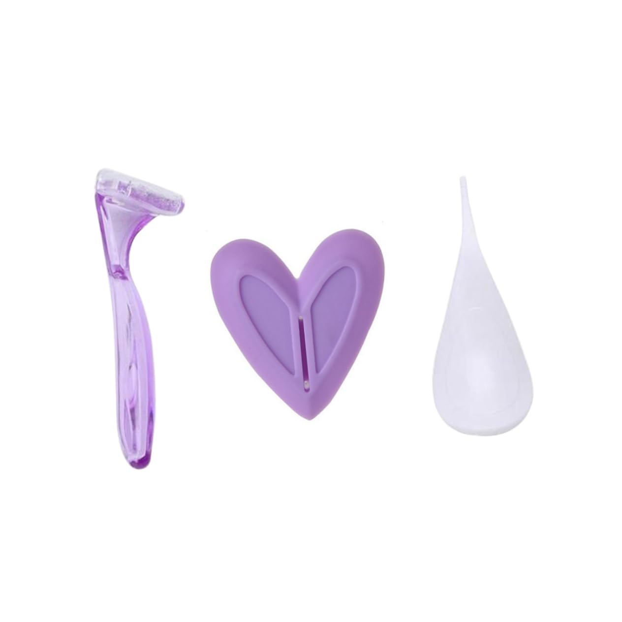 Beatifufu 3pc Random Color Bikini Shaver for Women Hair Removal Ladies Trimmer Smooth Plastic Material