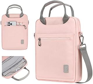 Dadanism 9-11 Inch Tablet Sleeve Shoulder Bag for iPad Pro 11 2021-2018, iPad Air 5/4 10.9 2022/2020, iPad 10.2 2021-2019, iPad 10th Gen 10.9 2022, Galaxy Tab A8 10.5/Tab S6 Lite 10.4 2022, Pink