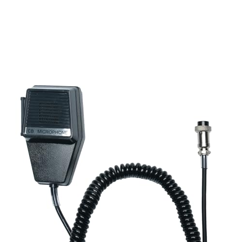 BVMAG CB Microphone 4 Pin Mic Microphone Compatible with Cobra 29LTD 29LX 29NW 25LTD 19DXIV PR240 PR4250 MRHH100 MRHH200 Uniden PC78LTX PRO505XL PRO510XL PRO520XL PRO530XL Radio