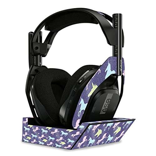 Image of MightySkins Glossy Glitter Skin Compatible with Astro A50 Wireless Headphones + Base Station (Gen 4) - Unicorn Dream | Protective, Durable High-Gloss Glitter Finish | Easy to Apply | Made in The USA