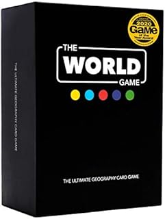 The World Game - Geography Card Game - Educational Board Game for Kids, Family & Adults - Cool Learning Gift Idea for Teenage Boys & Girls