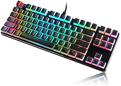 Glorious Aura V1 (Black) Pudding Keycaps - Double Shot PBT Translucent for Mechanical Keyboards, 104 Key Set, TKL, Compact Compatible, English (US) Layout (Aura (Black))