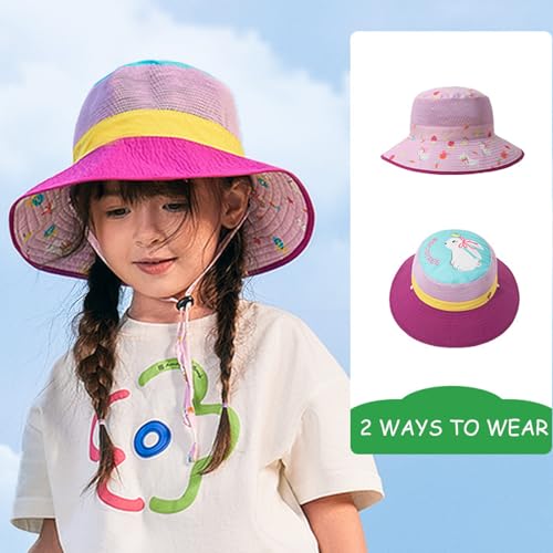 Outdoor Kids Sun Hat Boys Sun Hat Girls Beach Hat UPF 50+ Kids Bucket Hat Wide Brim Kids Fishing Hat2