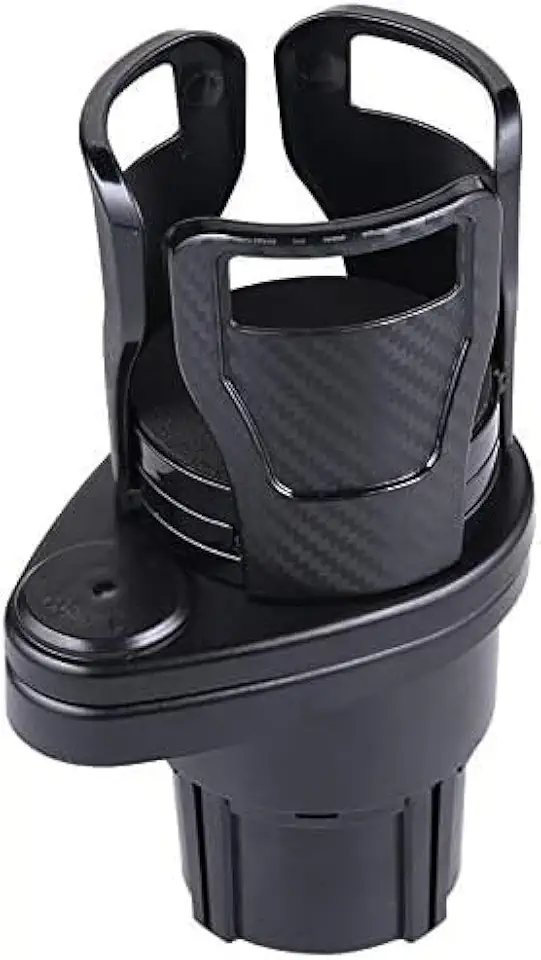 Suporte multifuncional 2 em 1, suporte para copo de carro, adaptador expansor, extensor de montagem com base ajustável giratória de 360° até 15 cm