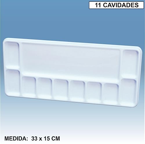 Godet Moldado em Poliestireno 33 x 15 cm, 11 Cavidades, Trident, 12455