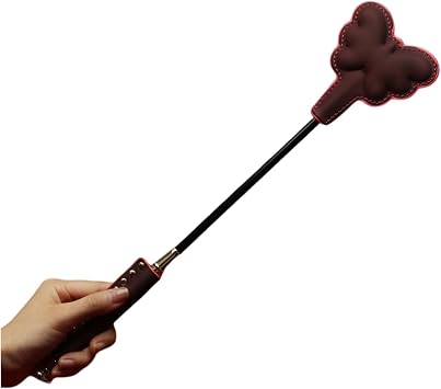 Thermochromic Color Faux Leather Whip Riding Crop Spank Paddle Black to Pink Equestrian Whip Paddle Slapper Horse Training