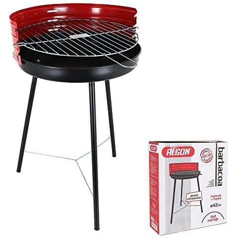 Barbacoa Hierro Grill Mediana con Patas y Parrilla Zincada Cover