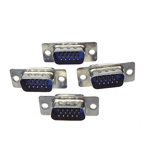 Wiring Connecting Terminals - 50pcs/lot DB15-15pin Male Cable Wire Soldering Type DB15 Plug D-SUB Male Plug Socket