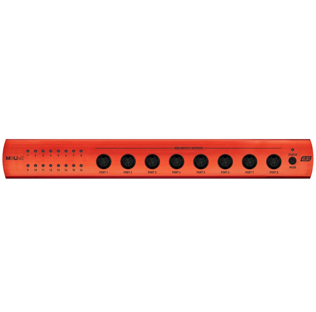 M8U eX USB 3.0 MIDI interfaccia con 16 porte + cavo Keepdrum MIDI 2 m