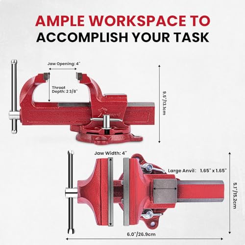 Forward Torno doméstico 1304 de 10 cm, ferro dúctil, torno de bancada de 10 cm, torno do proprietári