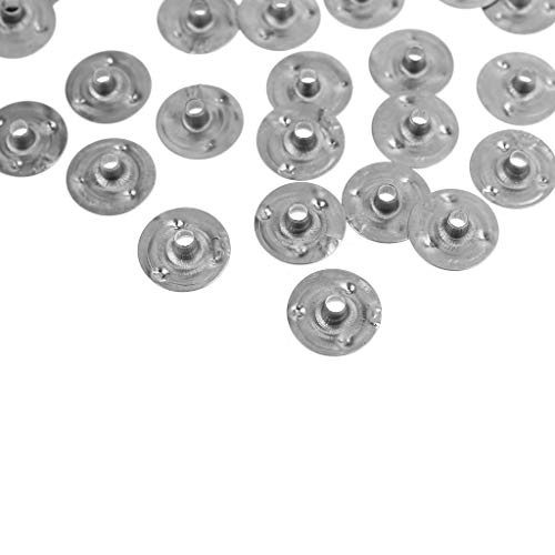 100 pabilos metálicos para velas con base autoadhesiva miniatura 3
