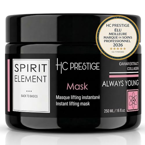 HC Prestige Masque Cheveux Brillance Extrême 250ml – Cure Jeunesse & Régénération Profonde – Collagène de Caviar & Kératine – Réparateur, Anti-Âge & Brillance Miroir – Sans Silicone – Made in France