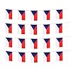 The Czech Republic Banner Flag String, Czech Republic Mini Flag Small Banner, for Party, Shops And Bars Decorations, Outdoor Decorations. (the Czech Republic)